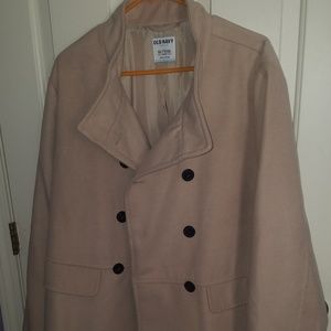 Old Navy Women's Beige Pea Coat Size XXL